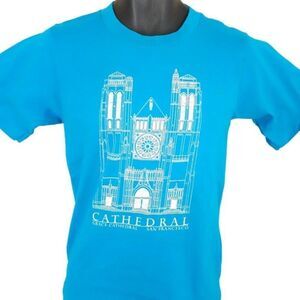 Grace Cathedral T Shirt Mens Size XS Vintage 80s San Francisco Made In USA